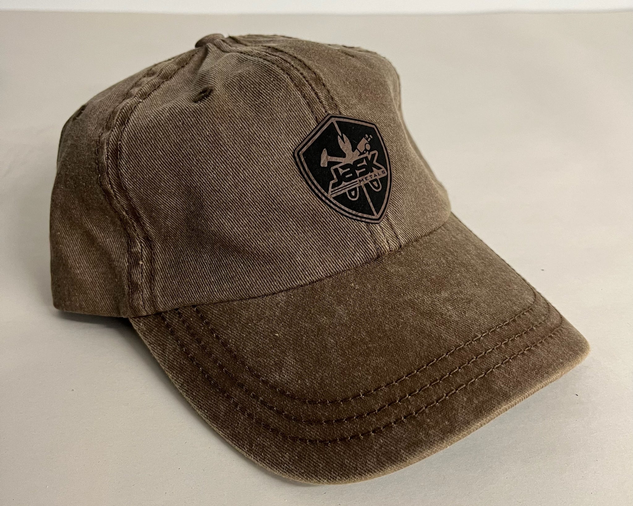 Brown Hat with Light brown patch